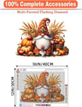 Miniatyrbillede 4 af 7: Bomclap Have Santa Diamond Art 40x30 cm Efterårsmotiv 5D Fuld Runde Boremaskiner DIY Vægdekoration