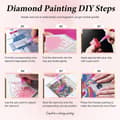 Miniatyrbild 7 av 7: Bomclap Sol och Måne Diamantmålning för Vuxna 5D DIY Rund Full Drill Konstverk - Diamantpärlor Hemslöjd 30x40 cm Väggdekoration