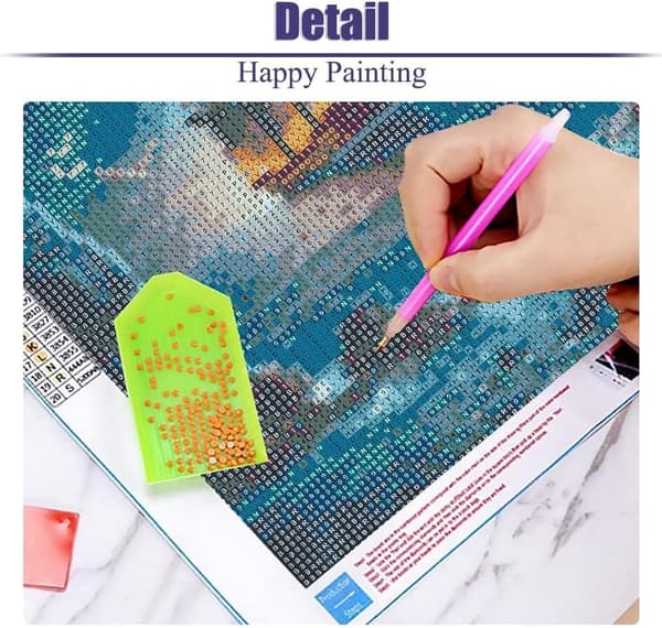 Bomclap Kuu Valo Merirosvo Laiva Timanttimaalaus 5D Salaperäinen Valtameri Design - Timanttihelmet DIY 30x40 cm