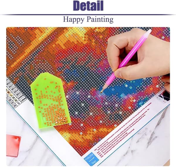 Bomclap Livets Træ Diamant Art 5D Omvendt Billede DIY Fuld Drill - Diamant Perler 30x40 cm