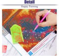 Miniatyrbillede 5 af 7: Bomclap Livets Træ Diamant Art 5D Omvendt Billede DIY Fuld Drill - Diamant Perler 30x40 cm