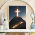 Pikkukuva 3 / 7: Bomclap Cross Diamond Painting aikuisille - 5D Full Drill DIY Diamond Art Aloittelija, Seinäkoriste Makuuhuone Lahja Kristallihelmet 30x40 cm