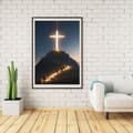Pikkukuva 4 / 7: Bomclap Cross Diamond Painting aikuisille - 5D Full Drill DIY Diamond Art Aloittelija, Seinäkoriste Makuuhuone Lahja Kristallihelmet 30x40 cm