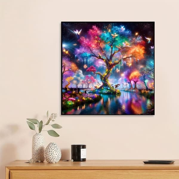 Bomclap Beach Diamantmaleri til voksne - 5D Fuld Drill DIY Diamantkunst Begynder, Krystalperler Gave 30x30 cm