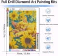 Pikkukuva 5 / 8: Bomclap Cat Diamond Art aikuisille - 5D Full Drill DIY timanttimaalaus paperiliitin käsityö kodinsisustus 30x40 cm