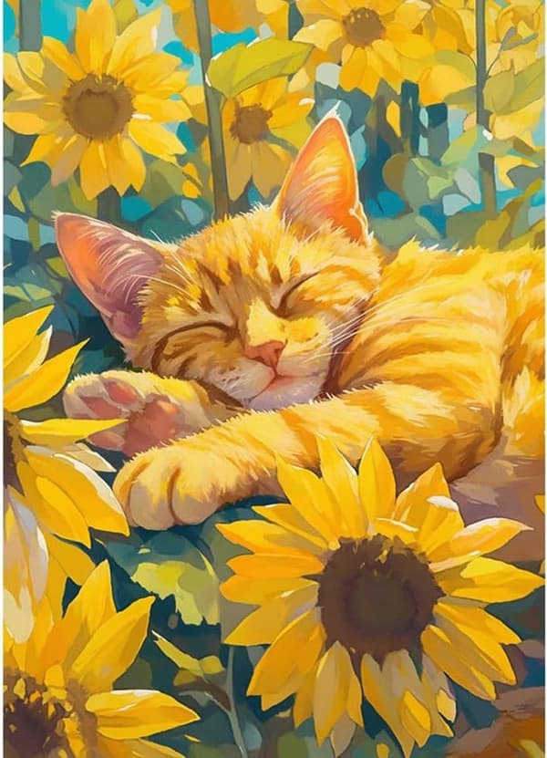 Bomclap Cat Diamond Art aikuisille - 5D Full Drill DIY timanttimaalaus paperiliitin käsityö kodinsisustus 30x40 cm