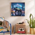 Pikkukuva 3 / 9: Bomclap Bear Diamond Art Set Aikuisille - Skogsberg Jääkarhu Timanttimaalaus Aloittelija, Täysi Pora DIY 35x35 cm Seinäkoriste