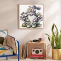 Pikkukuva 3 / 9: Bomclap Santa Diamond Art Set Aikuiset - 5D Puutarha Santa Diamond Painting aloittelija, täysi pora DIY 35x35cm kodin sisustus