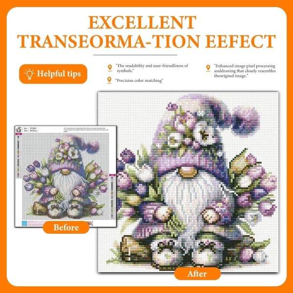 Bomclap Santa Diamond Art Set Aikuiset - 5D Puutarha Santa Diamond Painting aloittelija, täysi pora DIY 35x35cm kodin sisustus