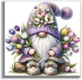 Pikkukuva 1 / 9: Bomclap Santa Diamond Art Set Aikuiset - 5D Puutarha Santa Diamond Painting aloittelija, täysi pora DIY 35x35cm kodin sisustus