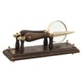 Miniatyrbillede 1 af 4: Forstørrelsesglas Home ESPRIT Kobber Mangotræ 25 x 7 x 11 cm