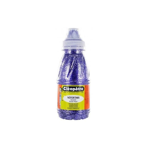 Glittrig vattenfärg - CLEOPATRE - 250 ml - Lila - Opak - Blandbar