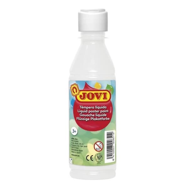 Jovi Tempera flytande 250 ml Vit - 8412027026512
