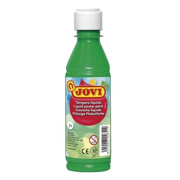 Färg - JOVI - Jovi de Liquide, 250 ML - Mellangrön färg - För barn från 3 år