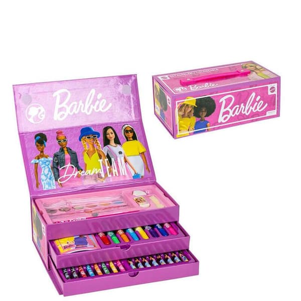 Färgläggning - Cerda - Barbie - 30x30 cm - Flerfärgad - Utvecklar kreativiteten