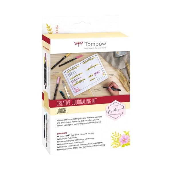Brilliant Creative Journaling Kit - Notebook + mekaniska pennor och suddgummi