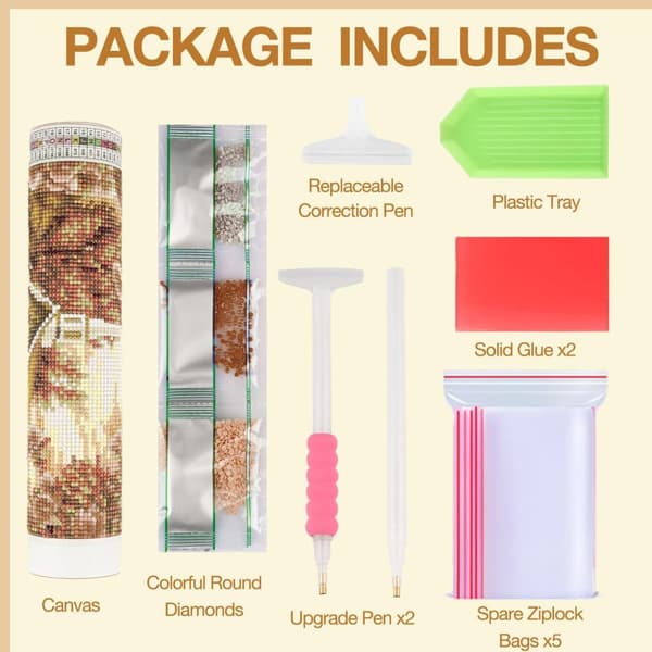 Bomclap Kat Diamantmaleri Kits til Voksne, Blomster Sprogbog 5D Diamantkunst for Voksne, DIY Magiske Bøger Gemtegnings Kristallsten Kunst 30x40cm
