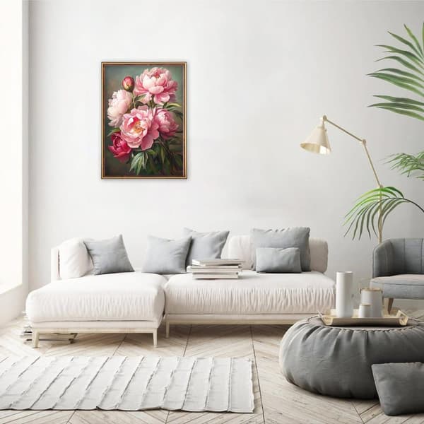 Bomclap Kukat Ristinärsijärjestelmä Aikuille, 5D Pioni Diamantti-Art Aikuisten Aloittelijoille, Kukat DIY Täydellinen Diamantti-Art Maalaus Kotiin Läh