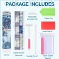 Miniatyrbillede 7 af 7: Bomclap Beach Diamond Painting Kits til voksne, DIY Shell / Star Fish Diamond Dots til ænder, fuld diamant kunst boligindretning gave 30x40cm