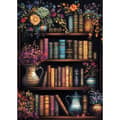 Pikkukuva 1 / 7: Bomclap 5D Kirjahylly Timanttimaalaussarjat aikuisille, DIY Magic Book & Antiikkikasvit Täysi timanttitaide ankoille, Kodinsisustus 30x40cm