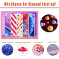 Miniatyrbild 7 av 7: OBOSOE Diamond Painting - 5D DIY Diamantmålning, 30x40cm (Cocktaildesign)