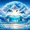 Miniatyrbillede 1 af 7: OBOSOE Dolphin 5D Diamond Art - Havmotiver til voksne, Rund perlemaleri Fuld dækning, DIY Boligindretning 35x35 cm
