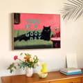 Miniatyrbillede 6 af 7: OBOSOE Black Cat 5D Diamond Art - gaveidé, fuld boremaskine gør-det-selv, perlemaleri 30x40 cm
