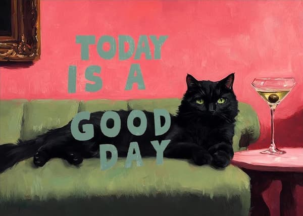 OBOSOE Black Cat 5D Diamond Art - gaveidé, fuld boremaskine gør-det-selv, perlemaleri 30x40 cm
