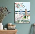 Miniatyrbillede 7 af 8: OBOSOE Big Ben 5D Diamond Art - London design, Fuld boremaskine DIY, Gave 30x40 cm