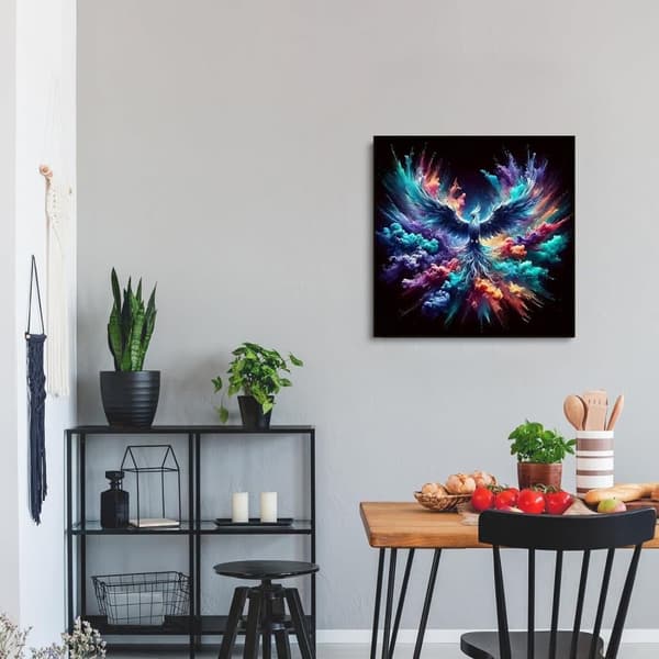 OBOSOE Fenix 5D Diamond Mosaic - Farverigt Design, Fuld Drill Beading, Mode Hjem 35x35 cm