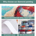 Miniatyrbillede 5 af 7: OBOSOE Sommerfuglblomst 5D Diamantkunst - Fuld Drill DIY, Perlemaleri Boligindretning 30x40 cm