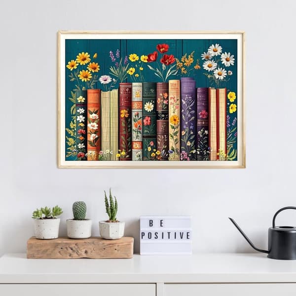 OBOSOE Timanttimaalaus ja Timanttimaalaus – 5D-kokoiset porakirjat Teema, DIY-helmimaalaus Kodinsisustus Jalokivitaide – 40×30 cm