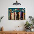 Pikkukuva 2 / 8: OBOSOE Timanttimaalaus ja Timanttimaalaus – 5D-kokoiset porakirjat Teema, DIY-helmimaalaus Kodinsisustus Jalokivitaide – 40×30 cm
