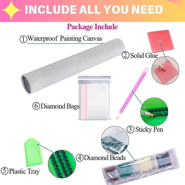 OBOSOE Diamond Painting & Diamantmålning – 5D Full Drill Blommor vid Fönsterkarm, Pärlemålning DIY Väggdekoration – 30×40 cm