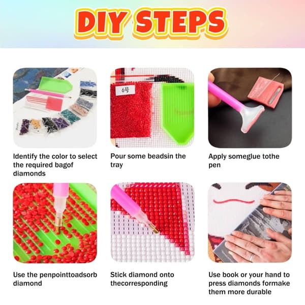 OBOSOE Blomster diamantmaleri til voksne begyndere – Blomster-plant diamantkunst kits, 12x16 tom. Perfekt som gave & hjemdekoration, voksen gem art ti