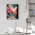 Miniatyrbild 4 av 6: OBOSOE Blomsdiamantmålning vuxna – 5D diamantart kits, beginner-friendly, 12x16 tum. Gem art till hemdekoration & gåvor, perfekta blommor på vägg