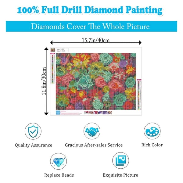 OBOSOE Sukkulenter diamantmaleri kits voksne – 5D fulldrill diamantkunst, DIY sukkulent-gemmaleri, 12x16 tom. Perfekt til hjemdekoration