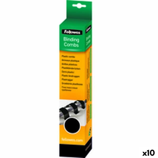 Bindande spiraler Fellowes 5330702 Svart 8 mm A4 PVC Plast (25 antal)