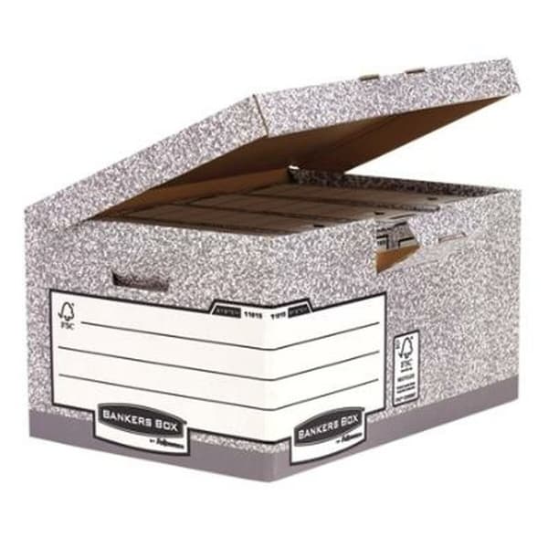 Arkivboks Fellowes Grå 10 enheder (31 x 39 x 56 cm)
