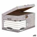 Miniatyrbillede 1 af 10: Arkivboks Fellowes    Grå 10 enheder (31 x 39 x 56 cm)