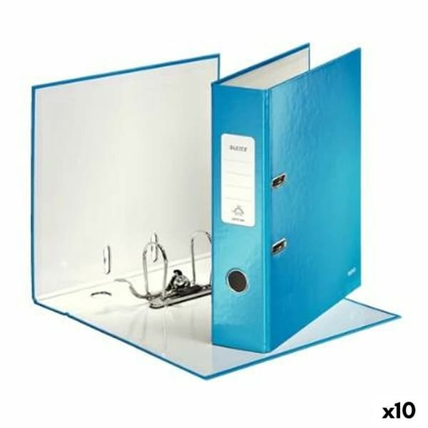 Spakbågefil Leitz 180° WOW Blå A4 (10 antal)