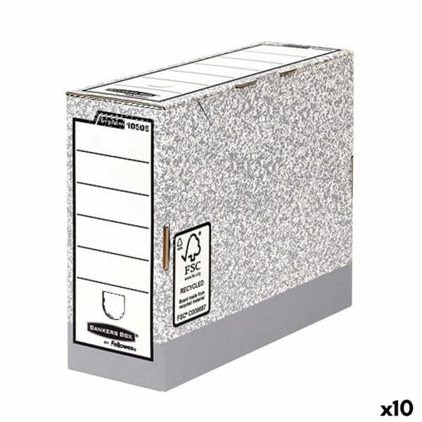 Tiedostolaatikko Fellowes Harmaa A4 10 cm 10 osaa