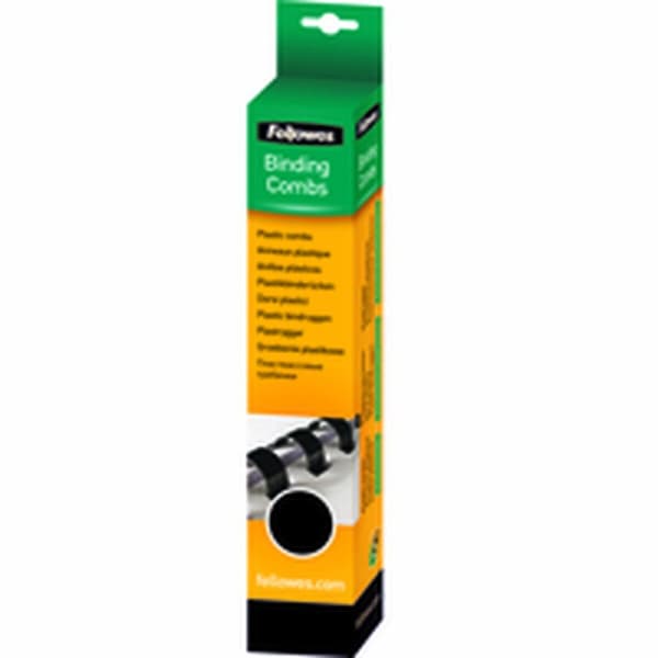Kierteet sidontaan Fellowes 5330702 Musta 8 mm A4 PVC Muovinen (25 osaa)