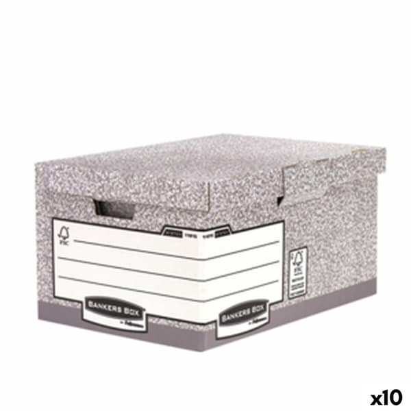 Tiedostolaatikko Fellowes Harmaa 10 osaa (31 x 39 x 56 cm)