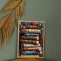 Miniatyrbild 3 av 7: OBOSOE Diamond Painting - 5D DIY Diamantmålning, 30x40cm (Blommor Omringade Retro Bokhög)