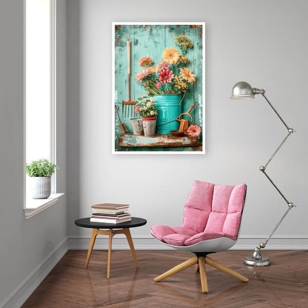 OBOSOE Diamond Painting - 5D DIY Diamantmaleri, 30x40cm (Retro Havelejlighed)