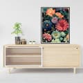 Miniatyrbild 2 av 7: OBOSOE Diamond Painting & Diamantmålning – Kvadratisk DIY Blommig Konst för Vuxna, Present & Väggdekoration – 30×40 cm
