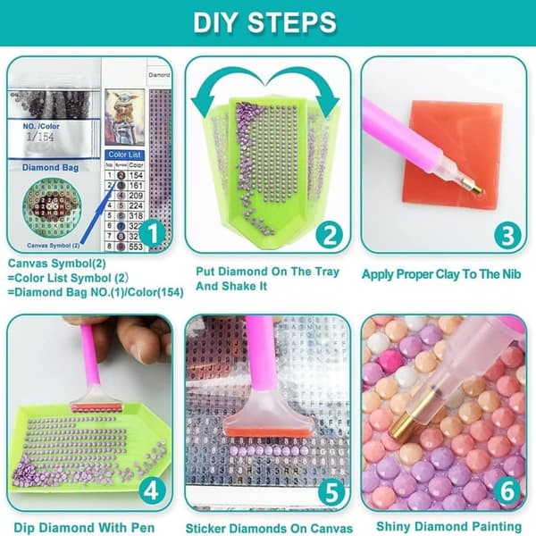 OBOSOE timanttimaalaus ja timanttimaalaus – 5D-pyöreä täyspora DIY Wonder Book -seinäkoriste – 30×40 cm