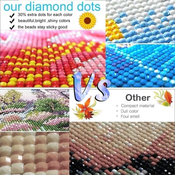 OBOSOE timanttimaalaus ja timanttimaalaus – 5D värikäs DIY vihainen kissan seinäkoriste – 30×40 cm