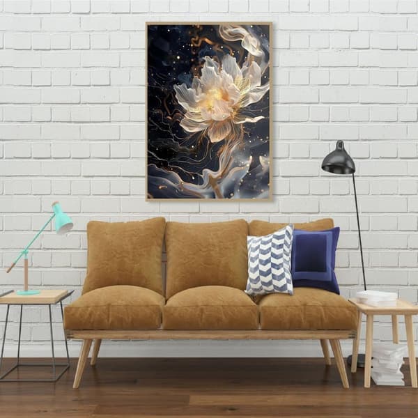 OBOSOE Diamond Painting & Diamantmålning – 5D Full Drill DIY Blommor Väggdekoration för Nybörjare – 30×40 cm